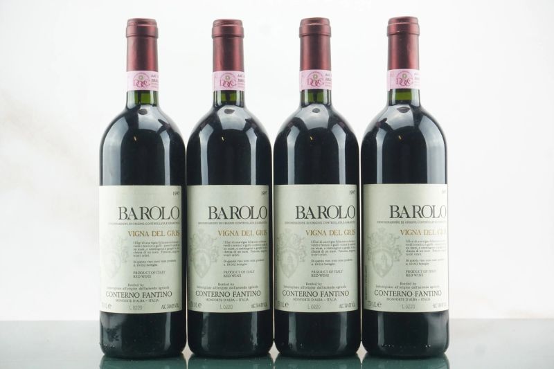 Barolo Vigna del Gris Conterno Fantino 1997  - Auction Smart Wine 2.0 | Christmas Edition - Pandolfini Casa d'Aste