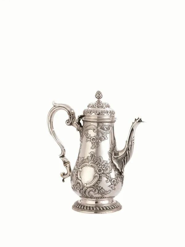 CAFFETTIERA, LONDRA, 1806, ARGENTIERE THOMAS HOLLAND II  - Auction Italian and European silver and objets de vertu - Pandolfini Casa d'Aste