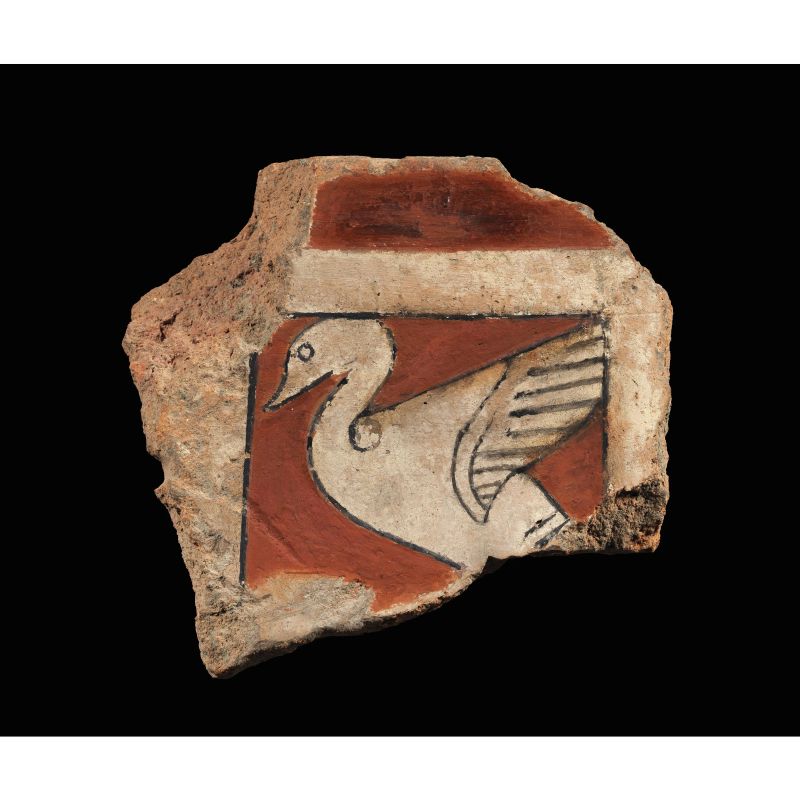 FRAMMENTO DECORATO  - Auction ARCHAEOLOGY - Pandolfini Casa d'Aste
