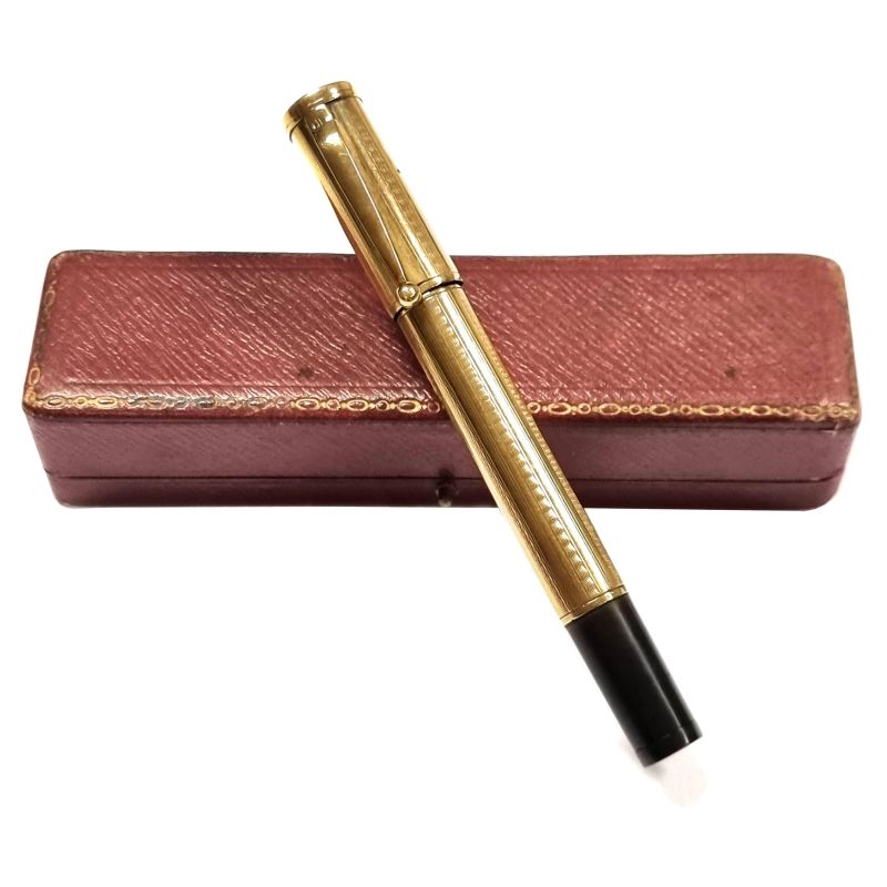 GOLD PLATED FOUNTAIN PEN  - Auction ONLINE AUCTION | COLLECTIBLE PENS - Pandolfini Casa d'Aste