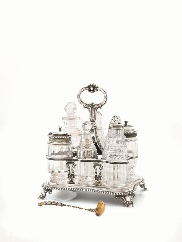 CRUET, LONDRA, 1832, ARGENTIERI Edward, Edward Jnr., John and W. Barnard&nbsp;&nbsp;  - Auction Silver and Coins - Pandolfini Casa d'Aste