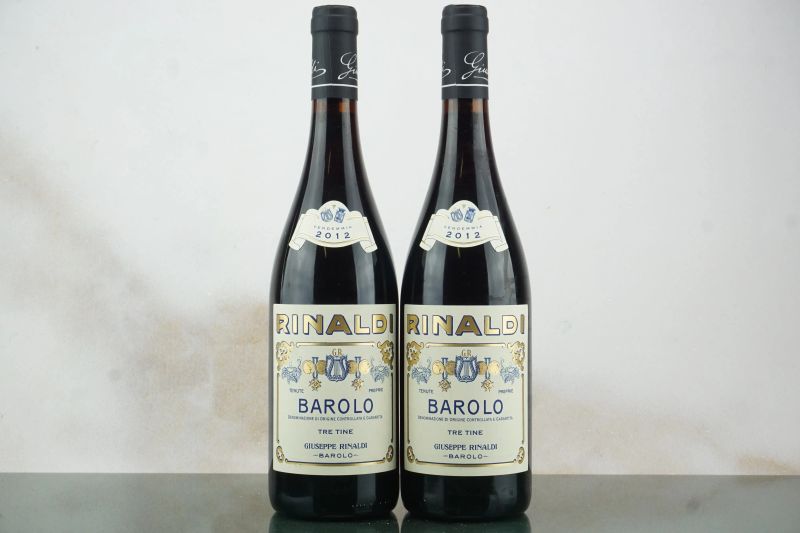 Barolo Tre Tine Giuseppe Rinaldi 2012  - Auction LA RAFFINATEZZA DELLA COMPLESSITA' - Fine and Rare Wine - Pandolfini Casa d'Aste