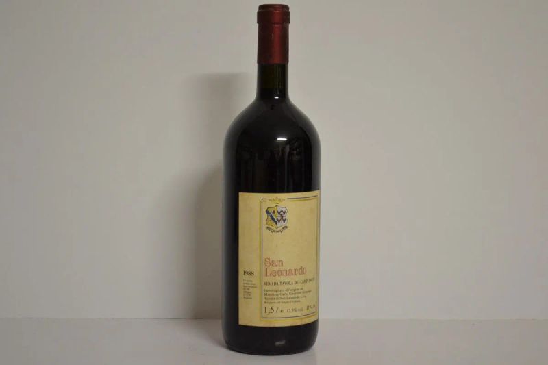 San Leonardo Tenuta San Leonardo 1988  - Auction Finest and Rarest Wines - Pandolfini Casa d'Aste