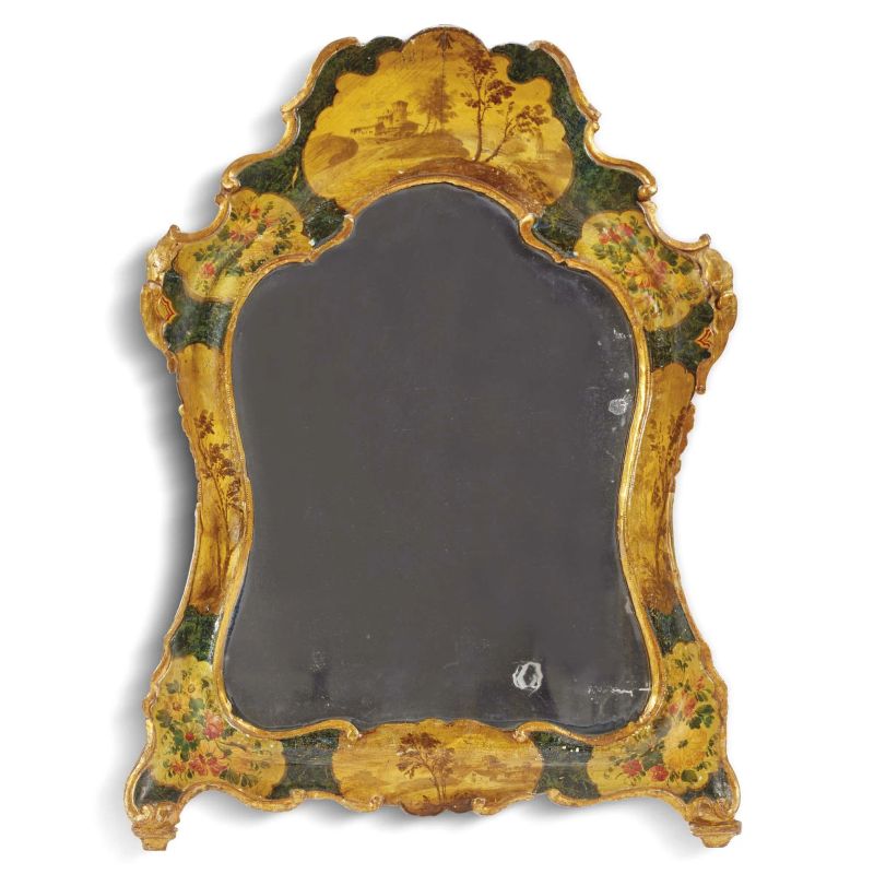A VENETIAN MIRROR, 18TH CENTURY  - Auction furniture and works of art - Pandolfini Casa d'Aste