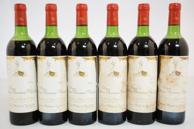      Ch&acirc;teau Mouton Baronne Philippe 1975   - Asta ASTA A TEMPO | Smart Wine & Spirits - Pandolfini Casa d'Aste