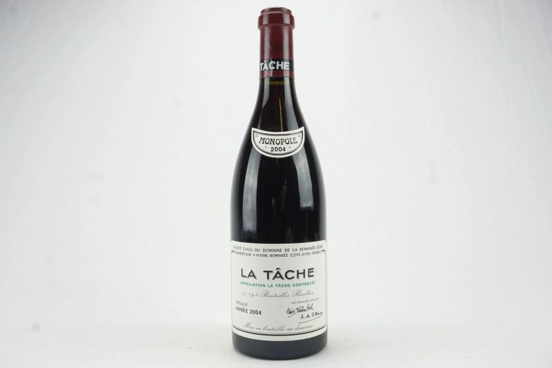      La T&acirc;che Domaine de la Roman&eacute;e Conti 2004    - Auction The Art of Collecting - Italian and French wines from selected cellars - Pandolfini Casa d'Aste