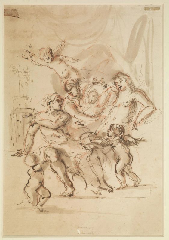  Scuola veneta, sec. XVIII  - Auction Works on paper: 15th to 19th century drawings, paintings and prints - Pandolfini Casa d'Aste