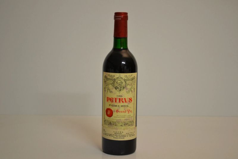 P&eacute;trus 1986  - Asta Una Prestigiosa Selezione di Vini e Distillati da Collezioni Private - Pandolfini Casa d'Aste