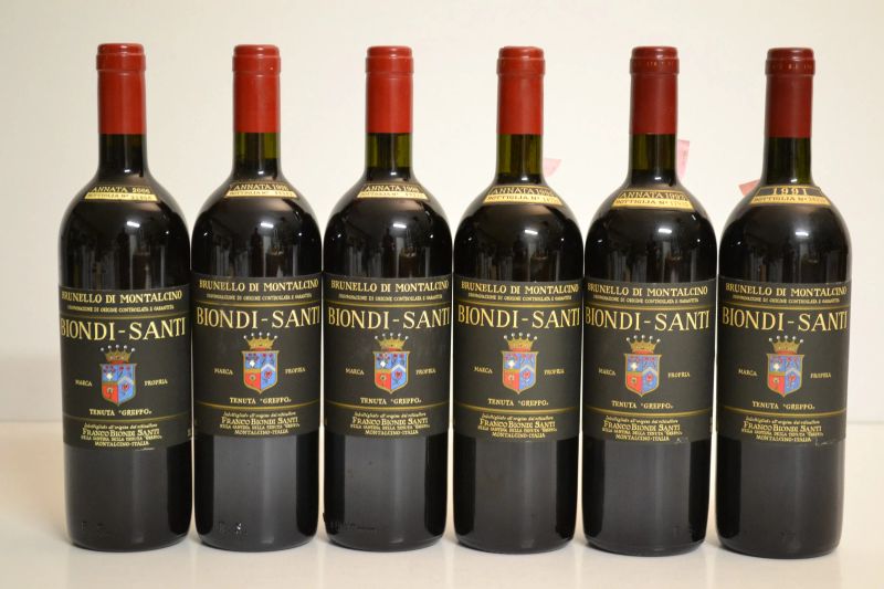 Brunello di Montalcino Biondi Santi  - Auction A Prestigious Selection of Wines and Spirits from Private Collections - Pandolfini Casa d'Aste