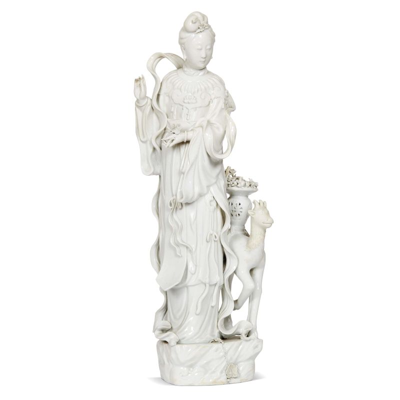 A STATUE OF MAGU OFFERING LONG LIFE, CHINA, QING DYNASTY, 19TH CENTURY  - Auction Asian Art  东方艺术 - Pandolfini Casa d'Aste