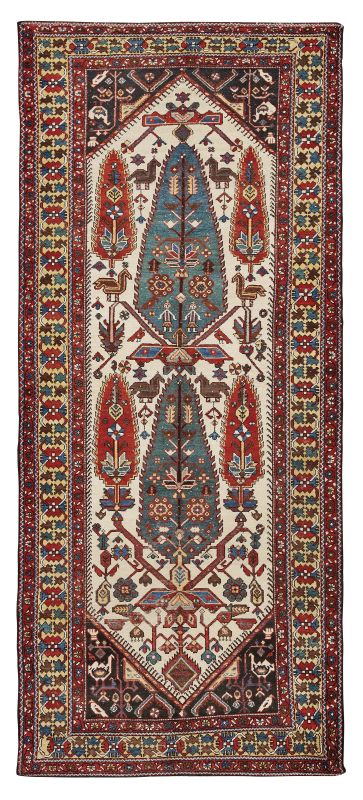      TAPPETO BAKHTIARI, PERSIA, 1920   - Auction important antique rugs - Pandolfini Casa d'Aste