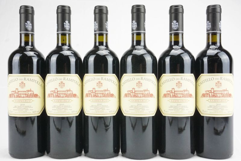     Sammarco Castello dei Rampolla 2010   - Auction Il Fascino e l'Eleganza - A journey through the best Italian and French Wines - Pandolfini Casa d'Aste