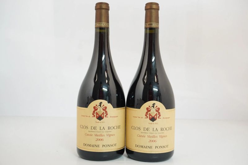      Clos de la Roche Cuv&eacute;e Vieilles Vignes Domaine Ponsot 2006   - Asta Vini Pregiati e Distillati da Collezione - Pandolfini Casa d'Aste