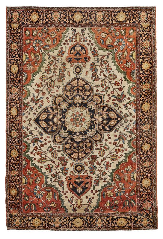 TAPPETO SARUK FARAHAN, PERSIA, 1850  - Auction TIMED AUCTION | RUGS - Pandolfini Casa d'Aste