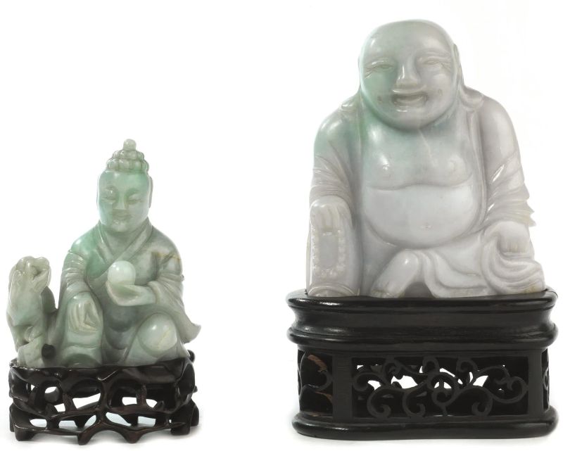      DUE FIGURE, CINA, SEC. XX   - Auction ONLINE AUCTION | Asian Art - Pandolfini Casa d'Aste