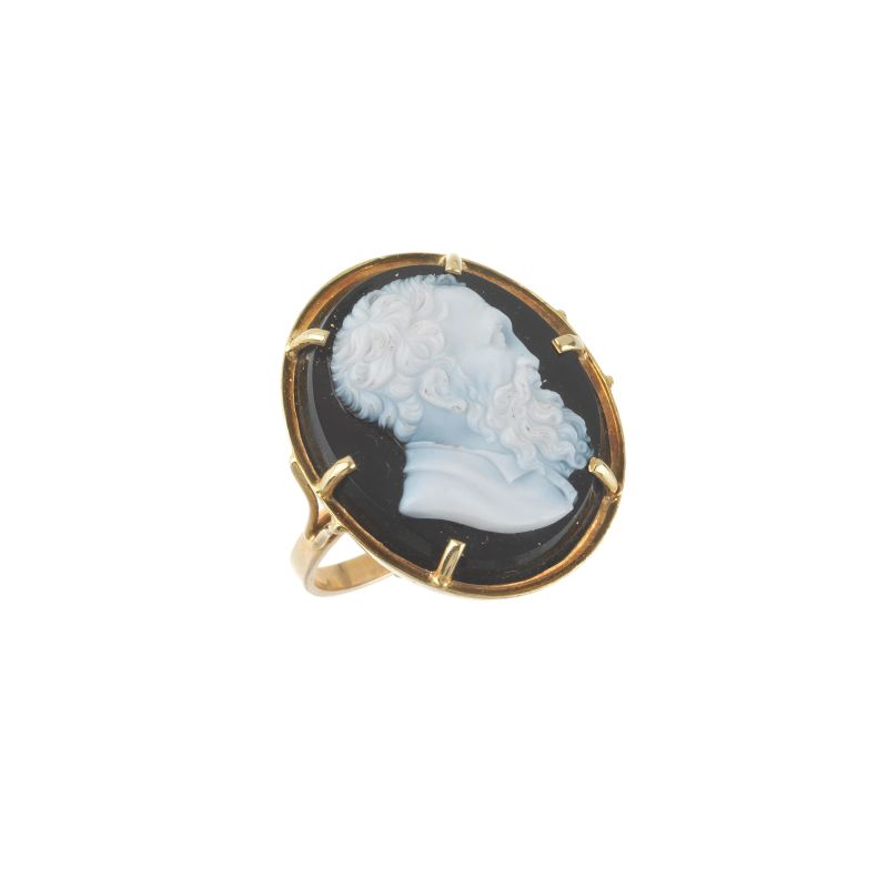 CAMEO RING IN 14KT GOLD  - Auction ONLINE AUCTION | THE ART OF JEWELLERY - Pandolfini Casa d'Aste