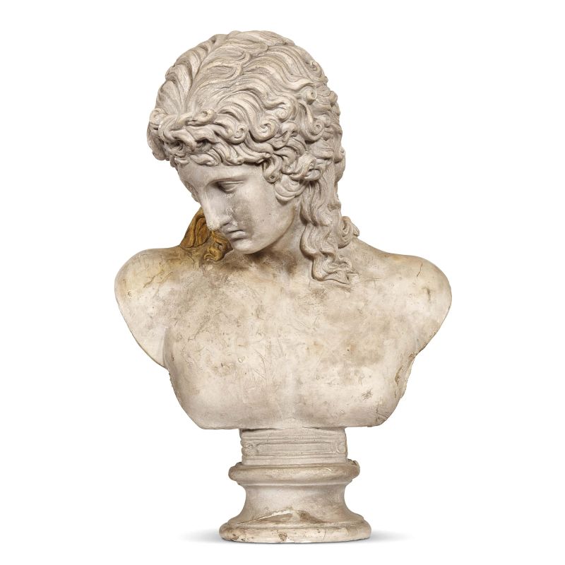 A CENTRAL ITALY SCULPTURE OF APOLLO, 19TH CENTURY  - Auction FURNITURE AND WORKS OF ART FROM PRIVATE COLLECTIONS - Pandolfini Casa d'Aste
