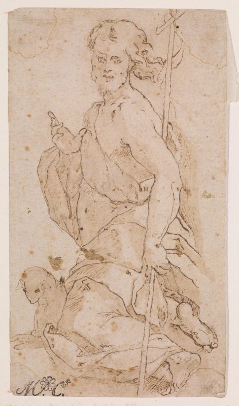      Scuola dell'Italia centrale, sec. XVII     - Auction TIMED AUCTION | 16TH TO 19TH CENTURY DRAWINGS AND PRINTS - Pandolfini Casa d'Aste