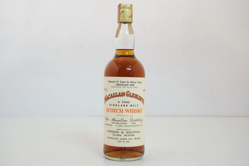      Macallan-Glenlivet 1940   - Auction Wine&Spirits - Pandolfini Casa d'Aste