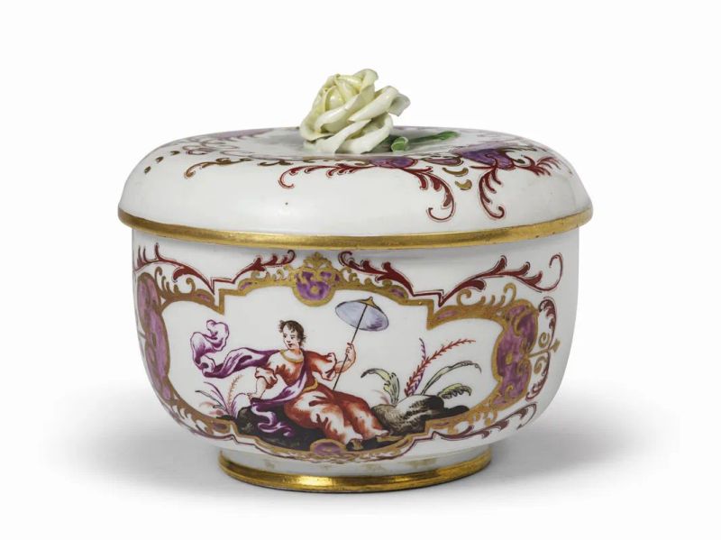 ZUCCHERIERA, DOCCIA, GINORI, 1790  - Auction The charm and splendour of maiolica and porcelain: the Pietro Barilla Collection and an important Roman collection - Pandolfini Casa d'Aste
