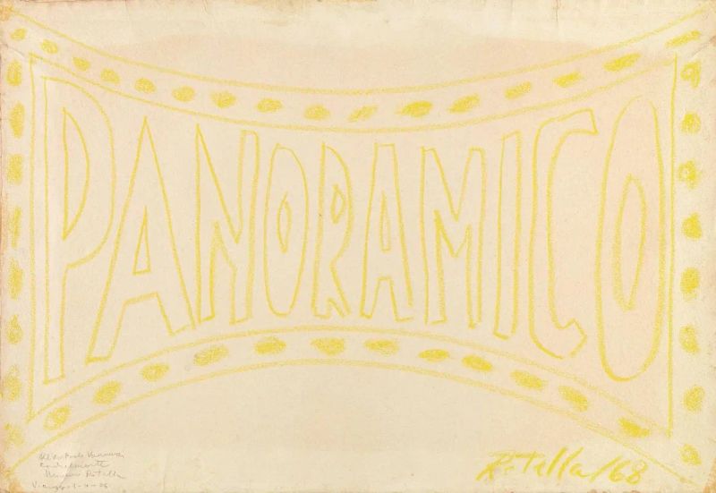  Mimmo Rotella   - Asta Arti decorative del sec. XX - Pandolfini Casa d'Aste