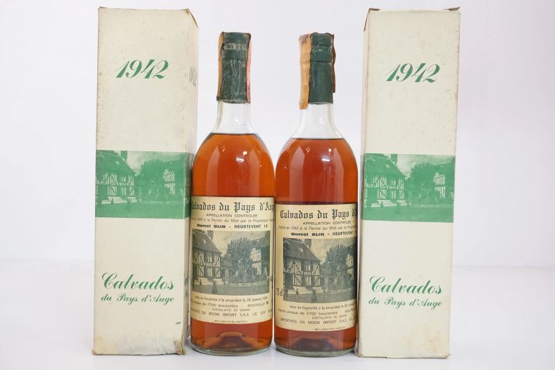      Calvados du Pays d'Auge Marcel Blin 1942   - Auction Wine&Spirits - Pandolfini Casa d'Aste