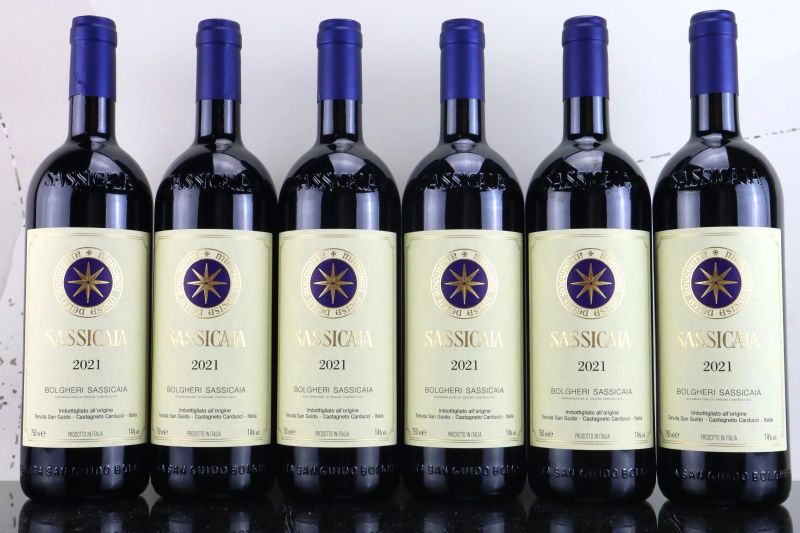Sassicaia Tenuta San Guido 2021  - Asta FORMA - Vini Pregiati e da Collezione - Pandolfini Casa d'Aste