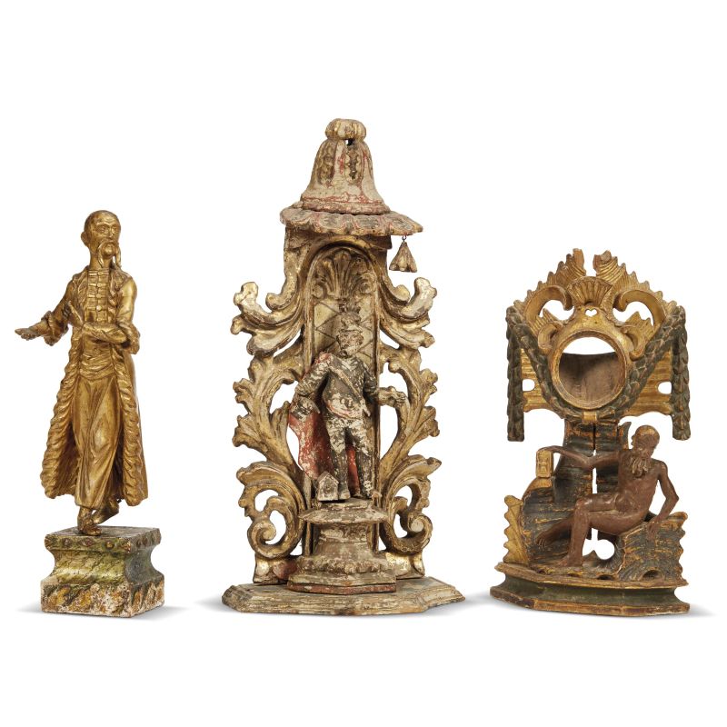 THREE VENETIAN GROUPS, 18TH CENTURY  - Auction ONLINE AUCTION | ARREDARE CON STILE. MOBILI E OGGETTI D'ARTE - Pandolfini Casa d'Aste