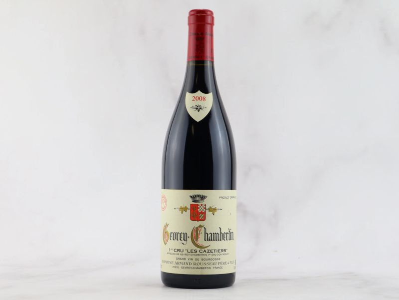 



Gevrey-Chambertin Les Cazetiers Domaine Armand Rousseau 2008  - Auction ALCHIMIA - Fine and Rare Wine - Pandolfini Casa d'Aste