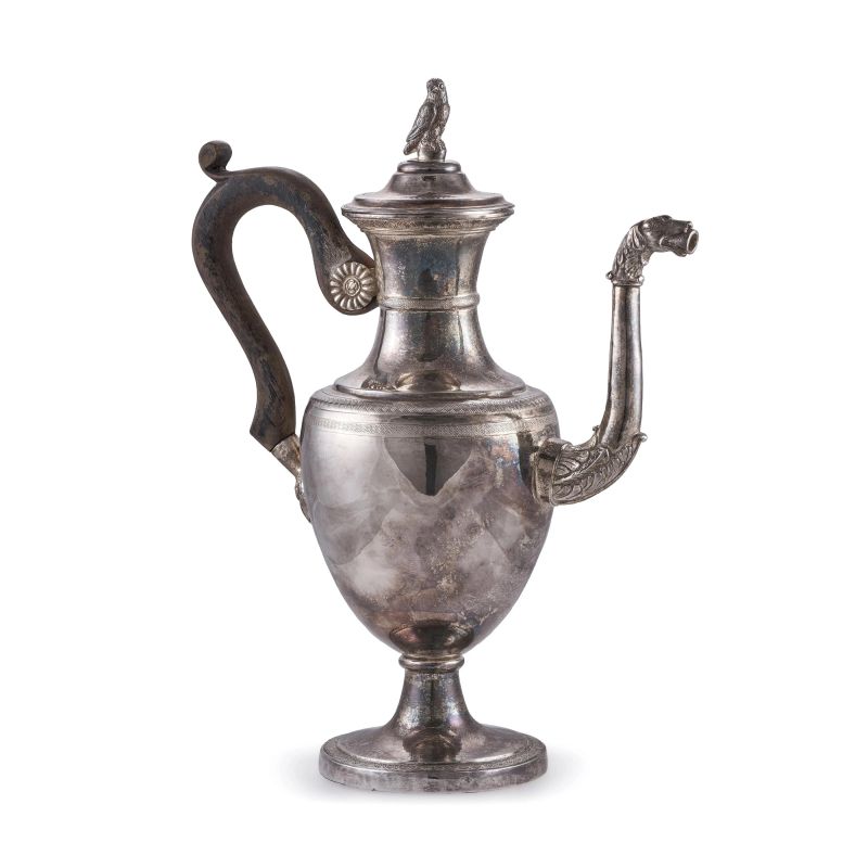 CAFFETTIERA, NAPOLI, 1835 CIRCA  - Auction TIME AUCTION | ITALIAN AND EUROPEAN SILVER - Pandolfini Casa d'Aste