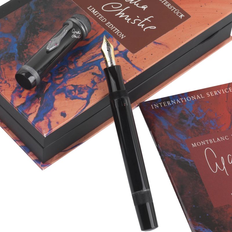 MONTBLANC MEISTERSTUCK &quot;AGATHA CHRISTIE&quot; PENNA STILOGRAFICA SERIE WRITERS EDIZIONE LIMITATA N. 23056/30000 ANNO 1993  - Asta ASTA A TEMPO | PENNE DA COLLEZIONE - Pandolfini Casa d'Aste