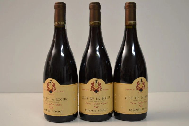*Clos De La Roche Cuvee Vieilles Vignes Domaine Ponsot 2006  - Asta Vini e distillati da collezione da cantine selezionate - Pandolfini Casa d'Aste