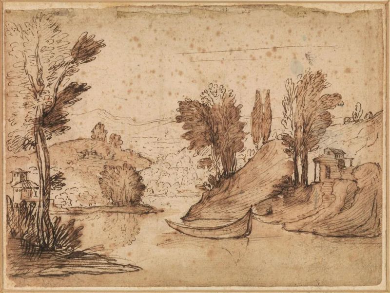 Scuola toscana del XVII secolo  - Asta Disegni e stampe dal XVI al XX secolo - Libri e Autografi - Pandolfini Casa d'Aste