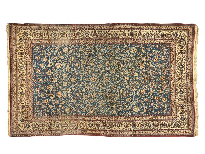 TAPPETO NAIN TUDESHK, PERSIA CENTRALE, PRIMA MET&Agrave; SECOLO XX  - Auction TIMED AUCTION | PAINTINGS, FURNITURE AND WORKS OF ART - Pandolfini Casa d'Aste