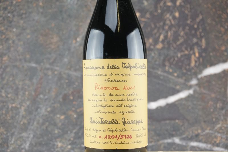 Amarone della Valpolicella Riserva Giuseppe Quintarelli 2011  - Asta Smart Wine 2.0 | Click & Drink - Pandolfini Casa d'Aste