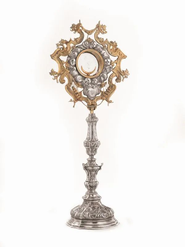 OSTENSORIO, ITALIA SETTENTRIONALE, SECOLO XVIII  - Auction Italian and European silver and objets de vertu - Pandolfini Casa d'Aste