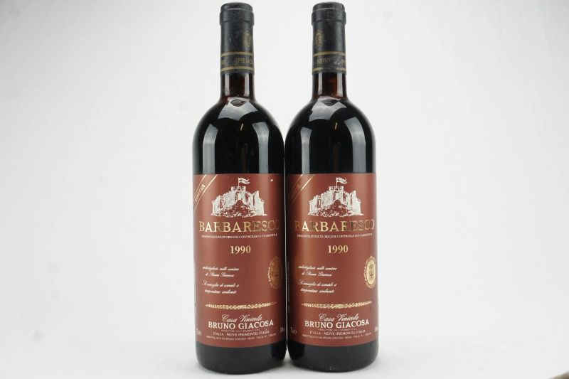      Barbaresco Riserva Etichetta Rossa Bruno Giacosa 1990   - Auction The Art of Collecting - Italian and French wines from selected cellars - Pandolfini Casa d'Aste