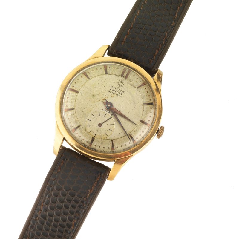 SIGMA YELLOW GOLD WRISTWATCH N. 95XX  - Auction ONLINE AUCTION | WATCHES AND PENS - Pandolfini Casa d'Aste