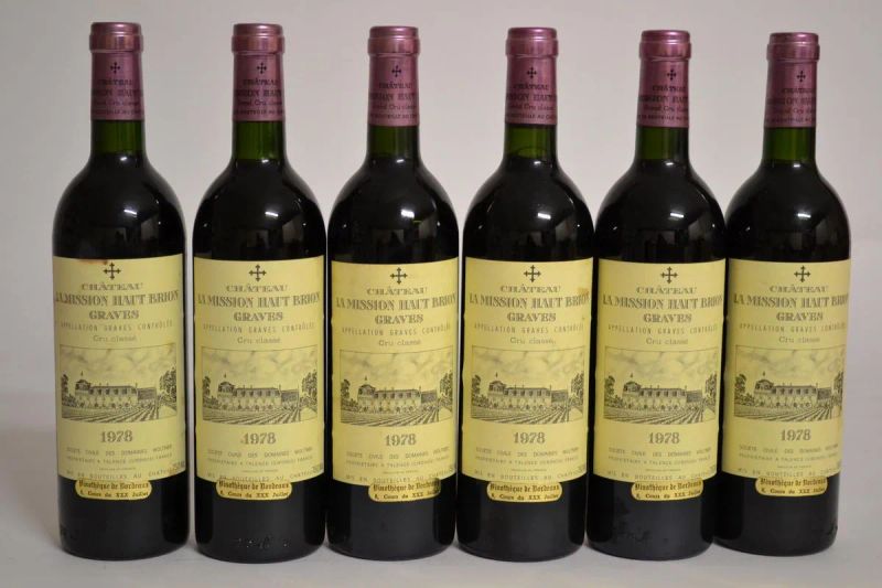 Chateau La Mission Haut Brion 1978  - Auction PANDOLFINI FOR EXPO 2015: Finest and rarest wines - Pandolfini Casa d'Aste