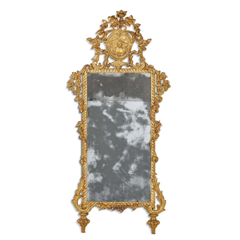 A FLORENTINE MIRROR, LATE 18TH CENTURY  - Auction FURNITURE, OBJECTS OF ART AND SCULPTURES FROM PRIVATE COLLECTIONS - Pandolfini Casa d'Aste