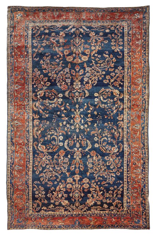      TAPPETO SARUK, PERSIA, 1880   - Asta IMPORTANTI TAPPETI ANTICHI - Pandolfini Casa d'Aste