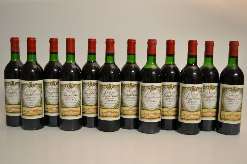 Château Rauzan-Gassies 1982  - Auction A Prestigious Selection of Wines and Spirits from Private Collections - Pandolfini Casa d'Aste