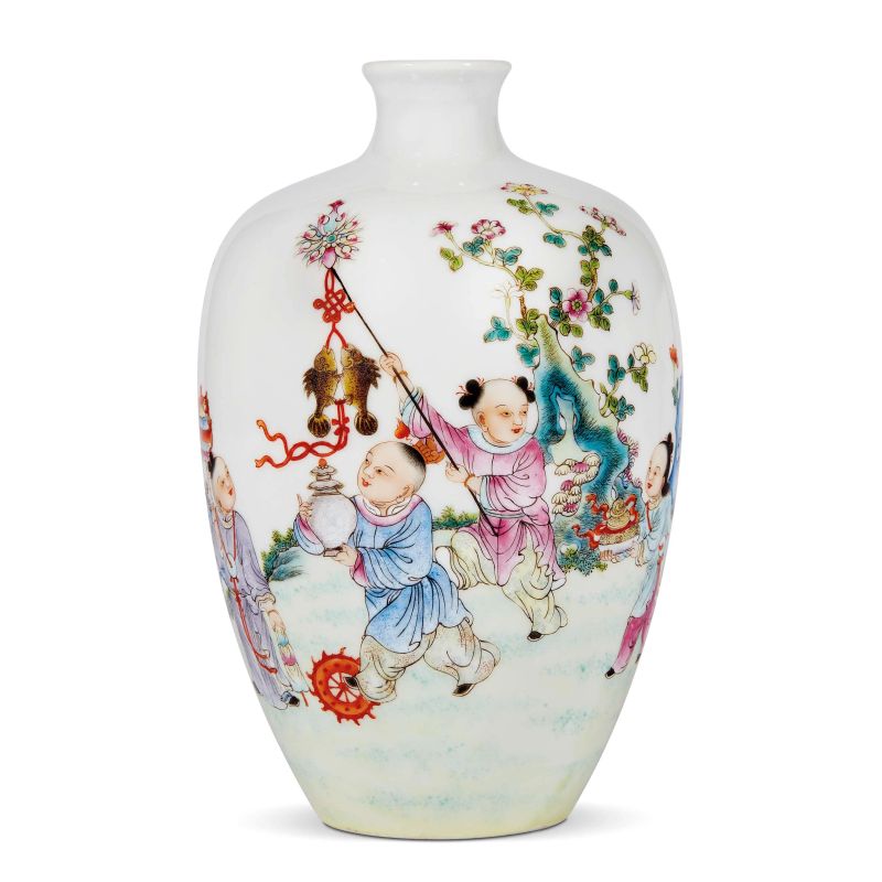 



FAMILLE ROSE PORCELAIN VASE, CHINA, QING DYNASTY, 19TH CENTURY  - Auction Asian Art | 东方艺术 - Pandolfini Casa d'Aste