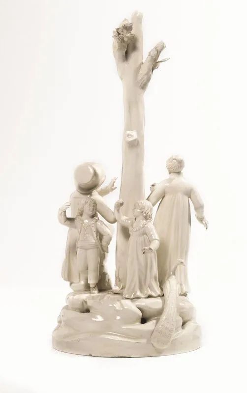 GRUPPO, NAPOLI, MANIFATTURA GIUSTINIANI, 1820 CIRCA  - Asta Mobili ed Arredi Antichi, Oggetti d'Arte - Pandolfini Casa d'Aste
