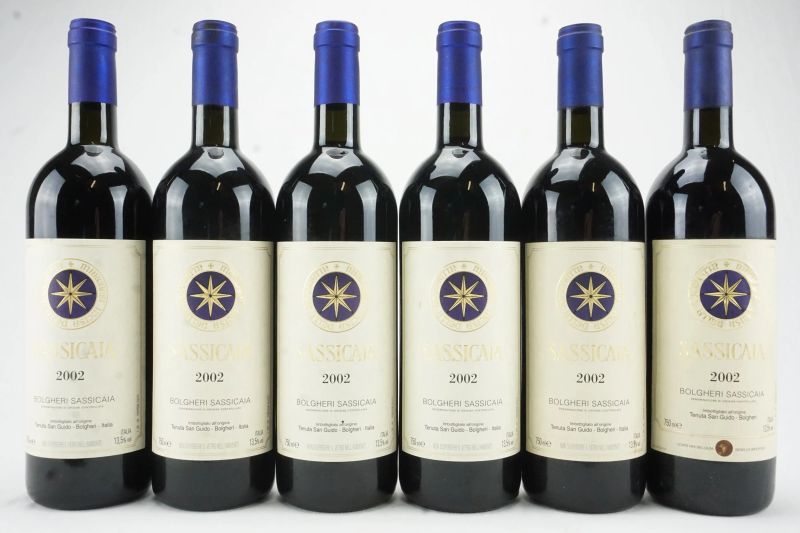      Sassicaia Tenuta San Guido 2002   - Asta L'Arte del Collezionare - Vini italiani e francesi da cantine selezionate - Pandolfini Casa d'Aste