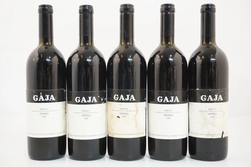 Sperss Gaja 1989  - Asta VINI PREGIATI E DISTILLATI DA COLLEZIONE - Pandolfini Casa d'Aste