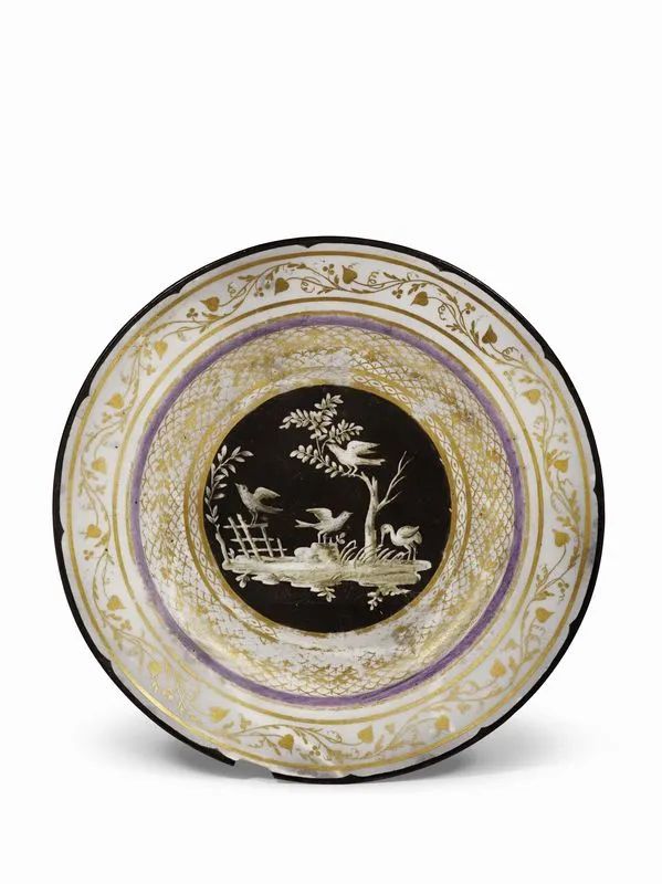 PIATTO, NAPOLI, 1860 CIRCA  - Auction The charm and splendour of maiolica and porcelain: the Pietro Barilla Collection and an important Roman collection - Pandolfini Casa d'Aste