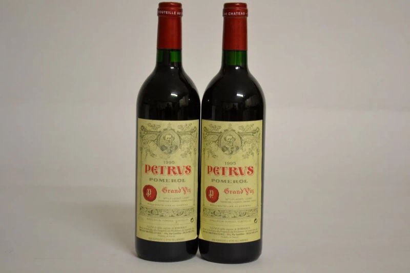 Chateau Petrus 1995  - Auction PANDOLFINI FOR EXPO 2015: Finest and rarest wines - Pandolfini Casa d'Aste