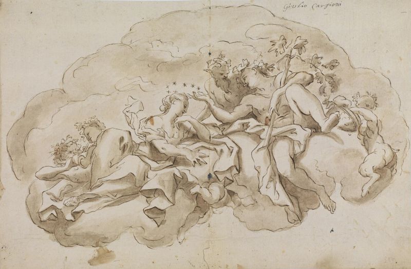 Genoese school, late 17th century/early 18th century  - Auction TIMED AUCTION | OLD MASTER AND 19TH CENTURY DRAWINGS AND PRINTS - Pandolfini Casa d'Aste