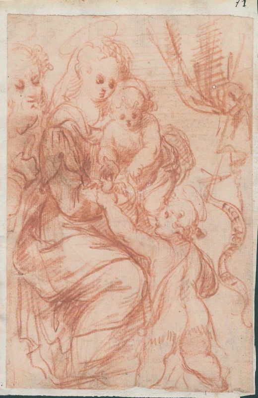 Scuola toscana, fine sec. XVI  - Auction Works on paper: 15th to 19th century drawings, paintings and prints - Pandolfini Casa d'Aste